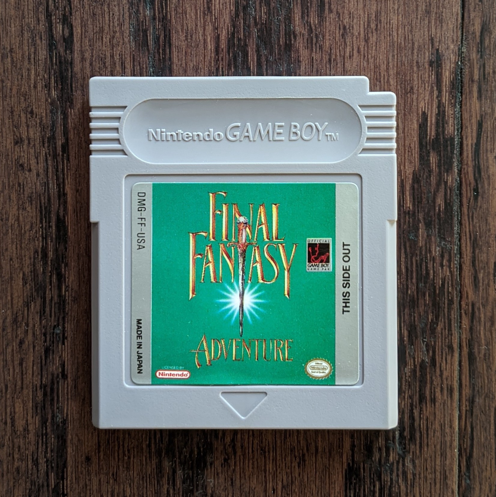 Final Fantasy Adventure Cartridge